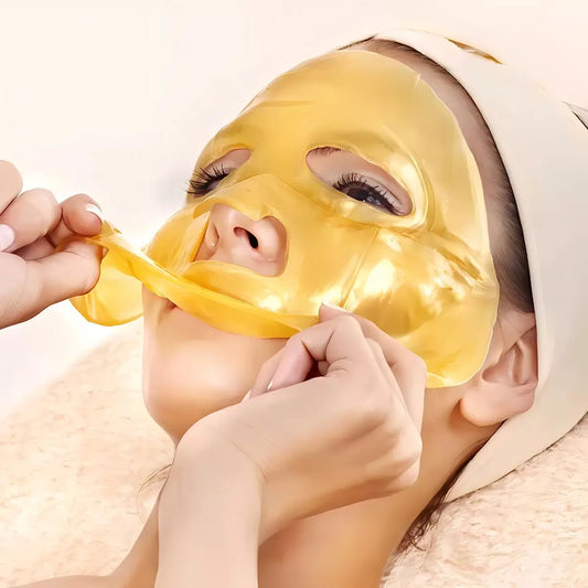 10 Mascaras Facial Hidratante Gold limpi
